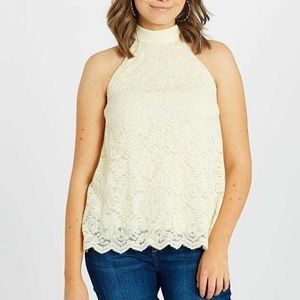 NWT Altar’d State Lacy Sleeveless Shirt